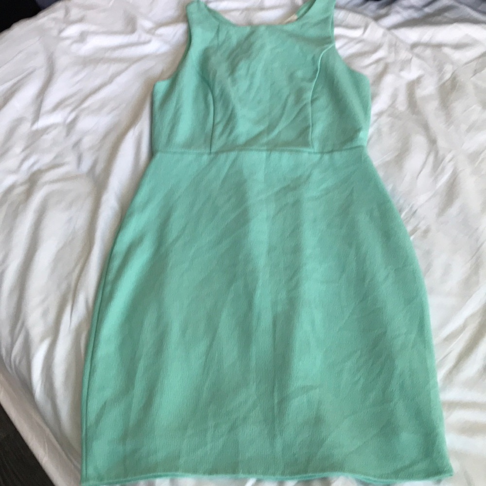 Never worn aqua dress